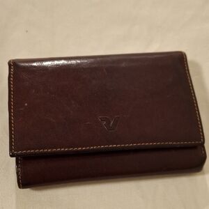 Roncato Brown Leather Wallet Italian Leather
